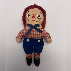 Vintage 1960s Raggedy Andy 6 Inch Doll Knickerbocker Collectible Kidcore